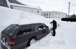 Diễn đàn Davos 2018: Hoãn, huỷ nhiều cuộc họp trước hội nghị do tuyết rơi dày đặc